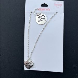 Fur Mama & Fur Baby Necklace & Collar Charm BNWT